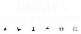 Jimmys värme & Sanitet logga